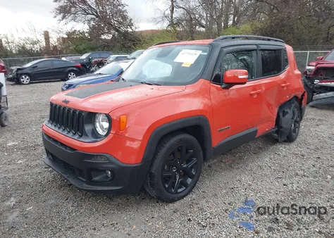 2017 Jeep Renegade Altitude Fwd from USA, damaged, VIN ZACCJABB2HPG19784